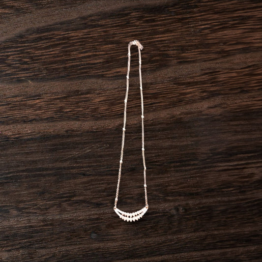 Minimal Geometric Chain Necklace for Women